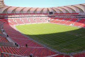 The impressive Nelson Mandela Bay Stadium