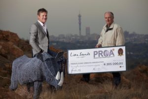 Robert More, CEO of Lion Sands/MORE and Pelham Jones, Chairman of the Private Rhino Owners Association. PHOTO by THYS DULLAART