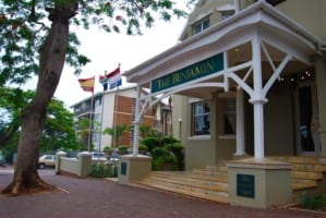 The Benjamin Hotel. No. of Rooms: 43. The Benjamin Hotel is situated on Florida Road in the heart of Durban, KwaZulu Natal, South Africa