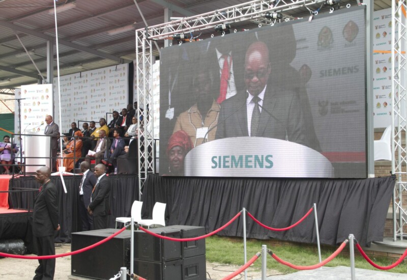 TechRig Technical Solutions Agency orchestrate the opening of the Mandela School of Science and Technology sponsored by Siemens