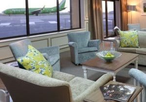 Fancourt’s airport lounge