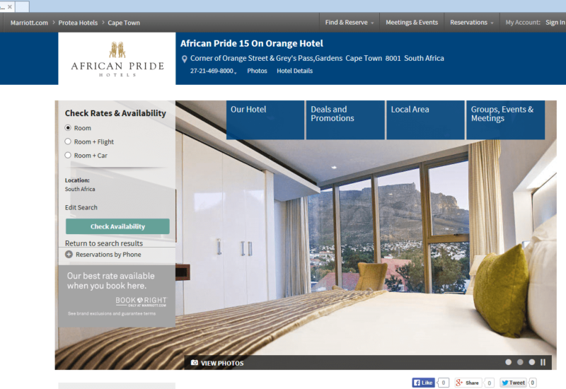 Protea Hotels goes live on Marriott.com