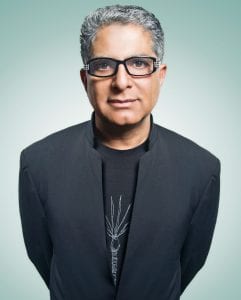 Dr Deepak Chopra will be presenting his insights live at the Durban ICC on the 19th March 