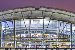 The entrance to the Durban ICC