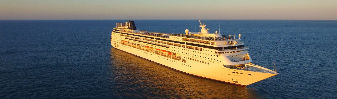 The MSC Sinfonia at sea