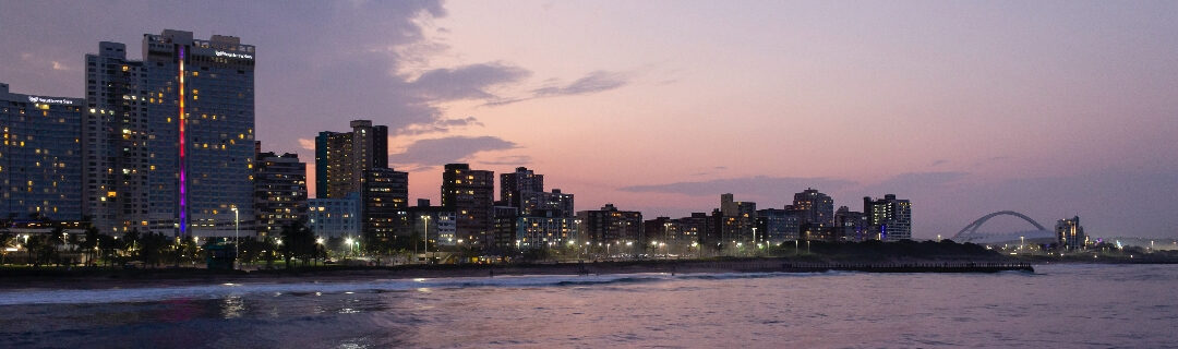 View of Durban from the sea