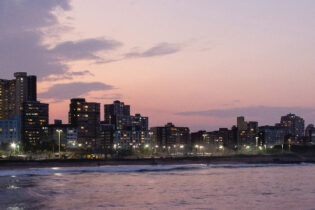 View of Durban from the sea