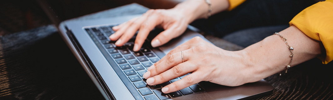 Hands on a keyboard