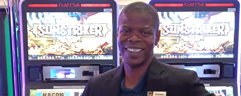 Siyanda Mtongana, gaming floor manager at Boardwalk