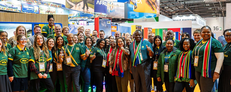 Team SAT pictured with Tourism Minister at WTM London