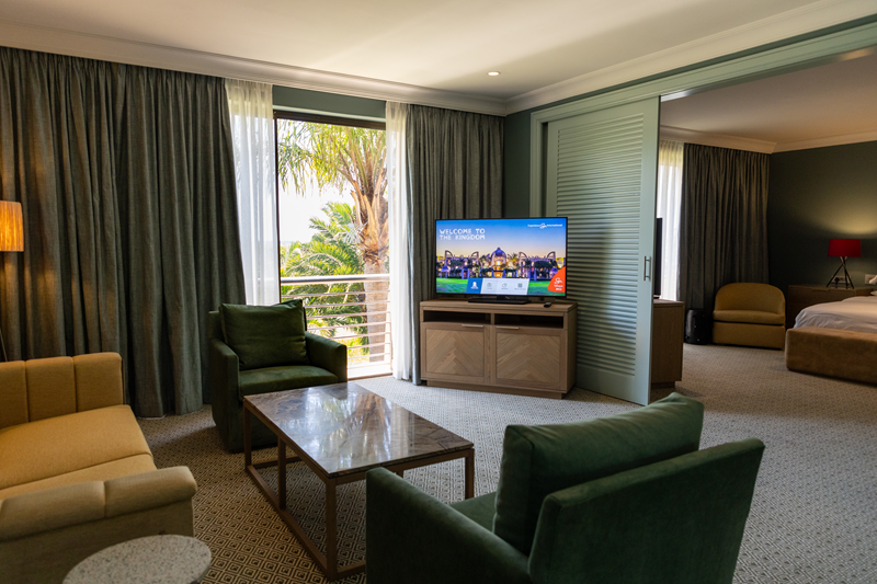 The executive suite at the Royal Sibaya hotel