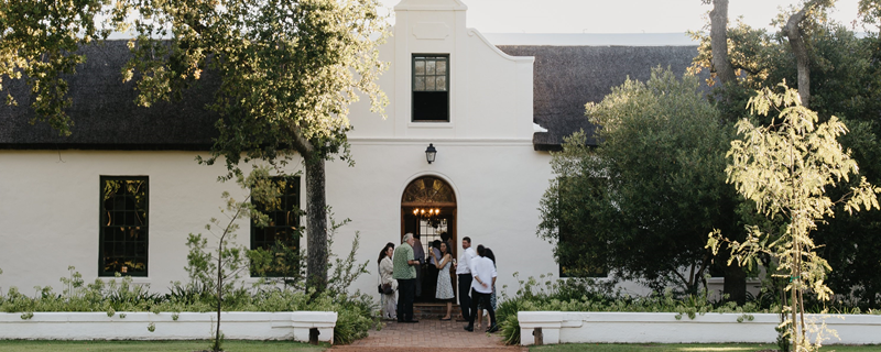 The Spier Manor House entrance